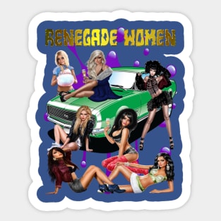 Renegade Women- Mental Health Foundation Sticker